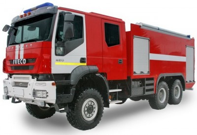 Fire-fighting tank truck on IVECO chassis