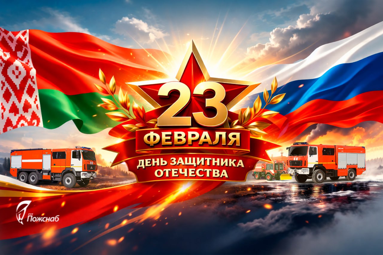 «ПОЖСНАБ» поздравляет с Днём защитника Отечества